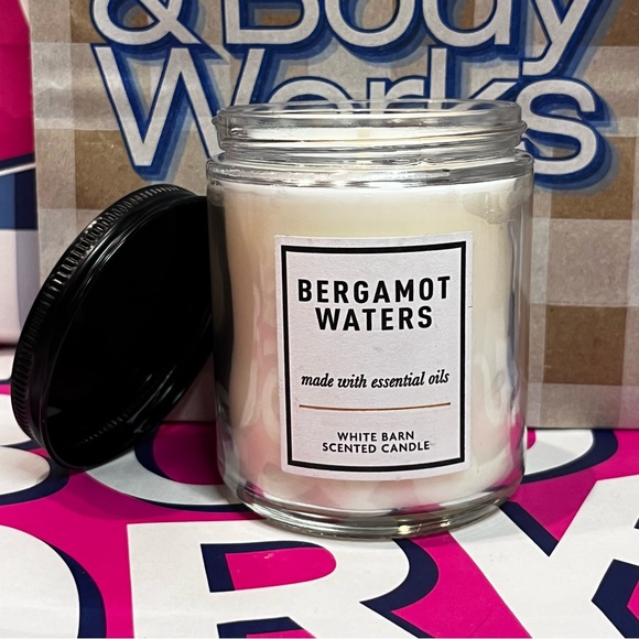 Bergamot Waters bath and body works single wick candle (bundle for a discount) - Picture 1 of 6